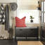 Benon Polyester Upholstered Storage Bench-2108996456
