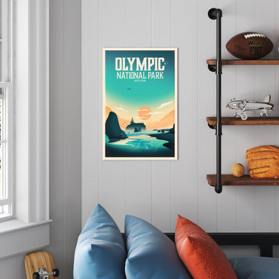 Peinture du parc olympique national sur plastique / acrylique par Studio Inception, peinture