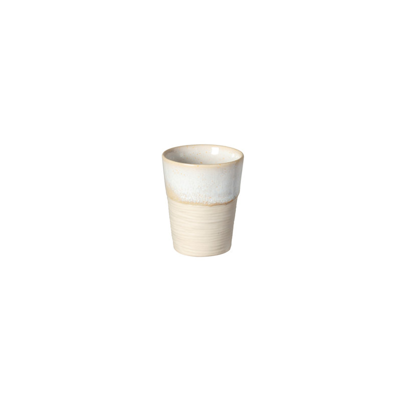 Nótos Stoneware Coffee Cup, Beige