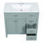 Armoire de salle de bain 36 po avec lavabo et tiroirs 36 po-750863129