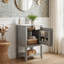 Ensemble de meuble-lavabo autoportant moderne de 20 po, armoire à cadre en bois massif avec lavabo intégré, porte à fermeture en douceur et quincaillerie en acier inoxydable-273870357
