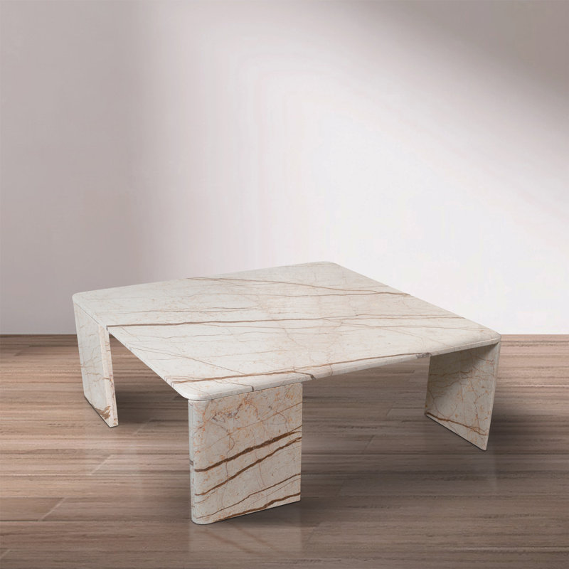 Livorno Coffee Table, Beige Marble