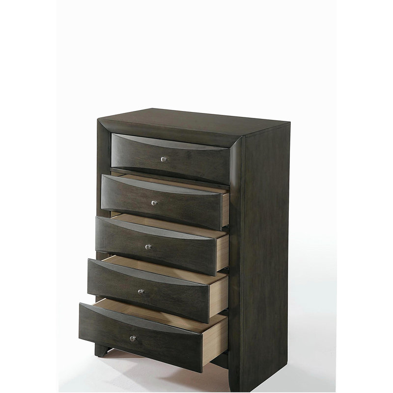 Commode en chêne gris Irlande, Gris
