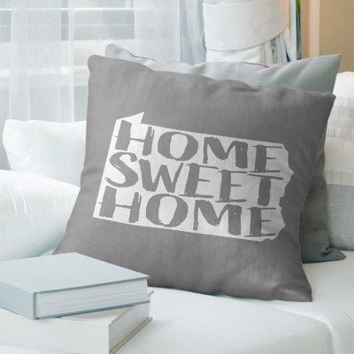 Chenille Reversible Throw Pillow