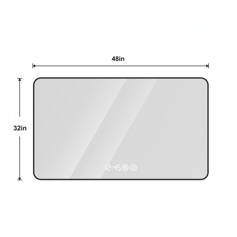 Miroir mural 48X32, 47,26 po x 31,52 po