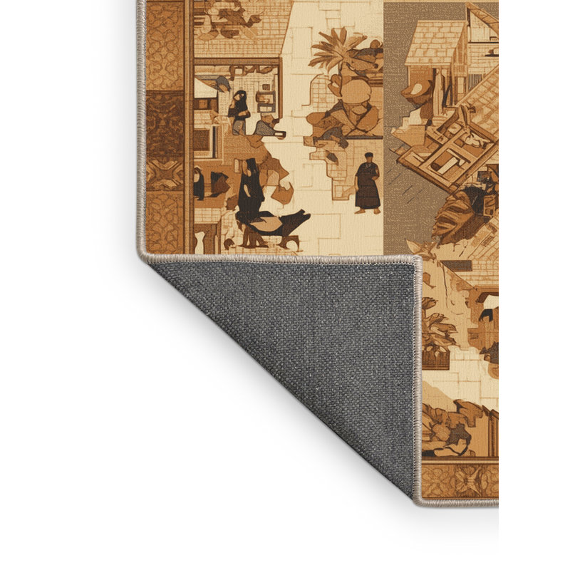 Tapis en peluche douce et moelleuse Dylan, 8x12