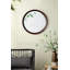 Décoration murale 20 po x 1,5 po style transitionnel en bois de manguier-891111391