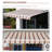 13' X 8' Retractable Balcony Awning - & Water-, Manual Crank Handle, Aluminum Frame, Red Stripes For Patio Awnings Retractable, Crank, Yard-1713530999