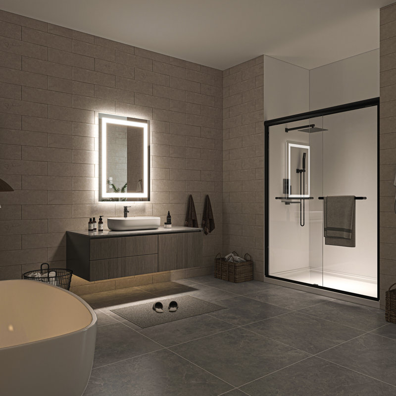 Ulrika Flat LED Mirror, 24" x 36", Rectangle