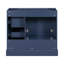 [Cabinet seulement] Meuble-lavabo traditionnel bleu de 36 po - élégant et intemporel (lavabo non inclus)