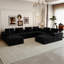 Canapé modulaire moderne à compression 8 pièces Corduroy