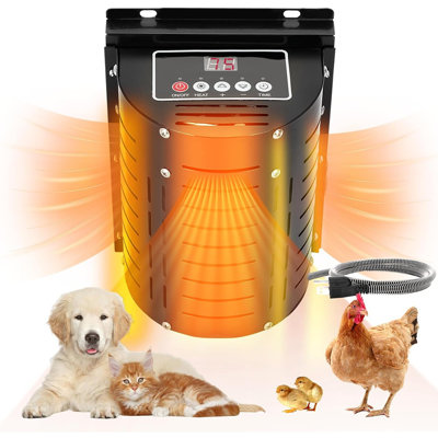 Chaufferette pour chien avec thermostat réglable et minuterie, 400 W ...