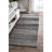 Canizales Striped Area Rug for Living Room Bedroom Dining Room Kitchen, Dark Grey/Ivory-729016575