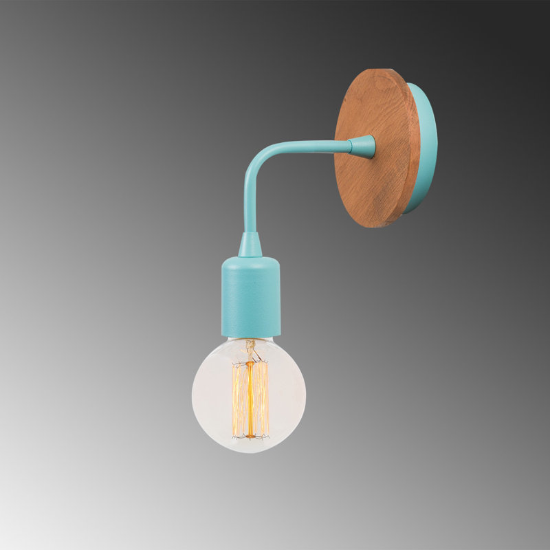 Armed Sconce, Turquoise