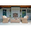 Sag Harbor Wicker Chat Table-49271748