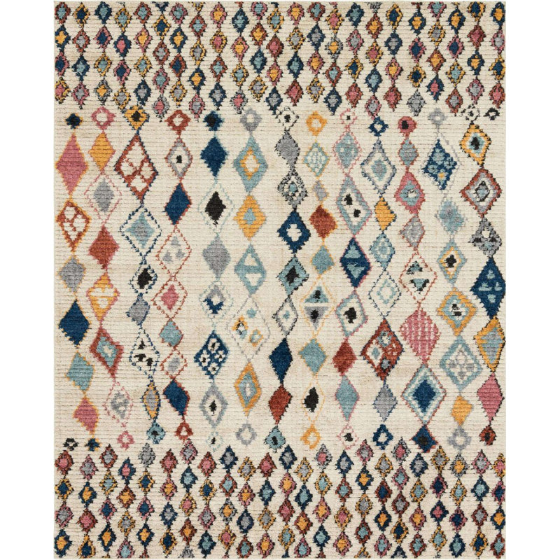 Victorville Abstract Indoor Rug, Rectangle 8' x 10'