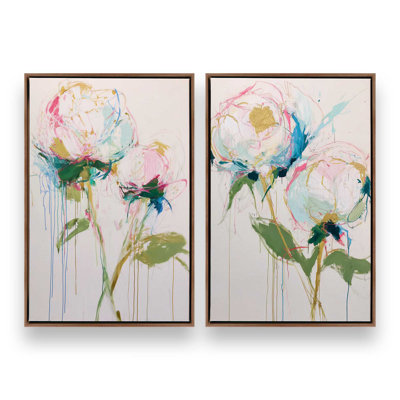 Whispering Peonies Set of 2 Prints