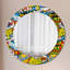 Huldar Glass Flat Wall Mirror