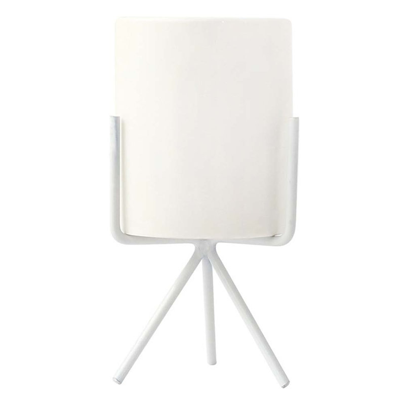 Adrius Pot Planter, White, 16.5cm H x 8cm W x 8cm D