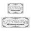 Ensemble de 2 tapis de cuisine blanc Vintage