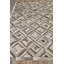 Natural Hide Cowhide Geometric Area Rug in Silver-25306957