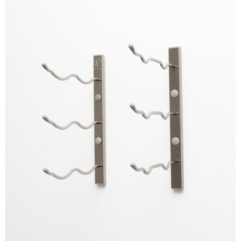 W Series 6 Bottle Wall Mounted Wine Rack