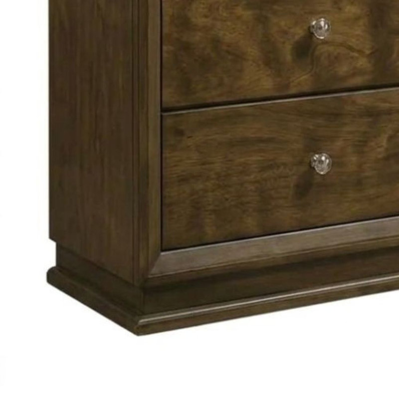 Commode à 7 tiroirs en noyer de 59 po Magnus