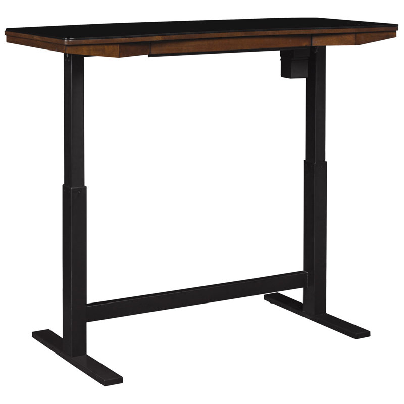 Tedford Adjustable Glass Top Standing Desk