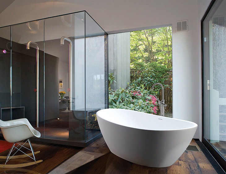 Elise 63" Freestanding Soaking Tub