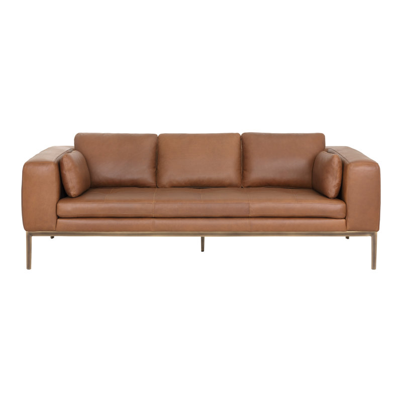 Burr Leather Sofa
