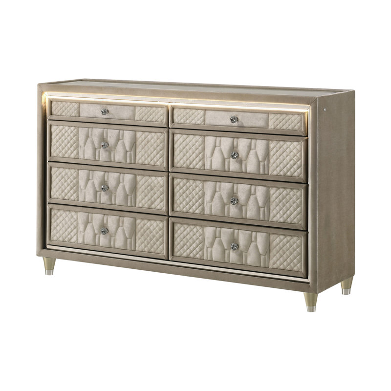 Commode traditionnelle l 60,40 po, ivoire / chameau