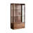 Nut brown Solid  Wood Display Cases