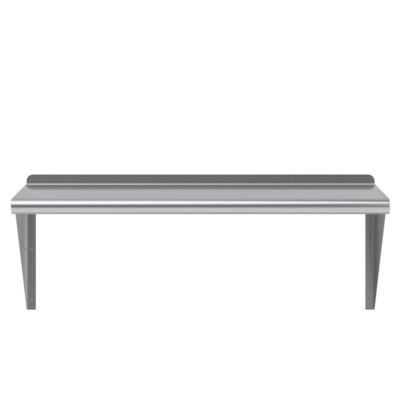 Tablette murale en acier inoxydable, H 17 po x l 36 po x P 18 po