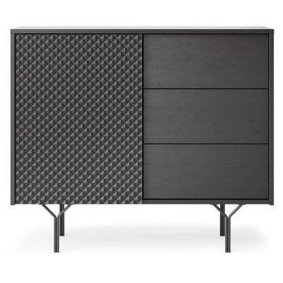 Hebbville 97cm W 3 - Drawer Chest of Drawers