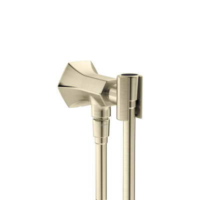 Hansgrohe Locarno Transitional Handshower Porter With Outlet In Matte Black, 04831670