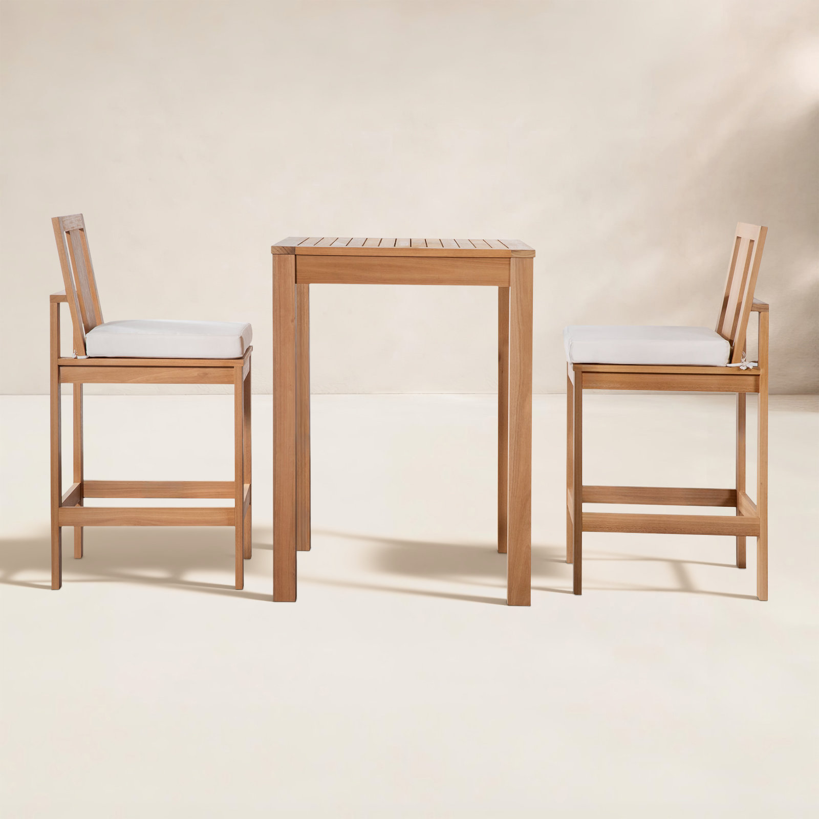 Dustin 32" Eucalyptus Patio Dining Set