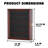 Arrowhead Display Case Native American Shadow Box Wall Mount Cabinet With UV Protection For Agate Opal Stone Arrowheads Spear Points (Mahogany Finish)