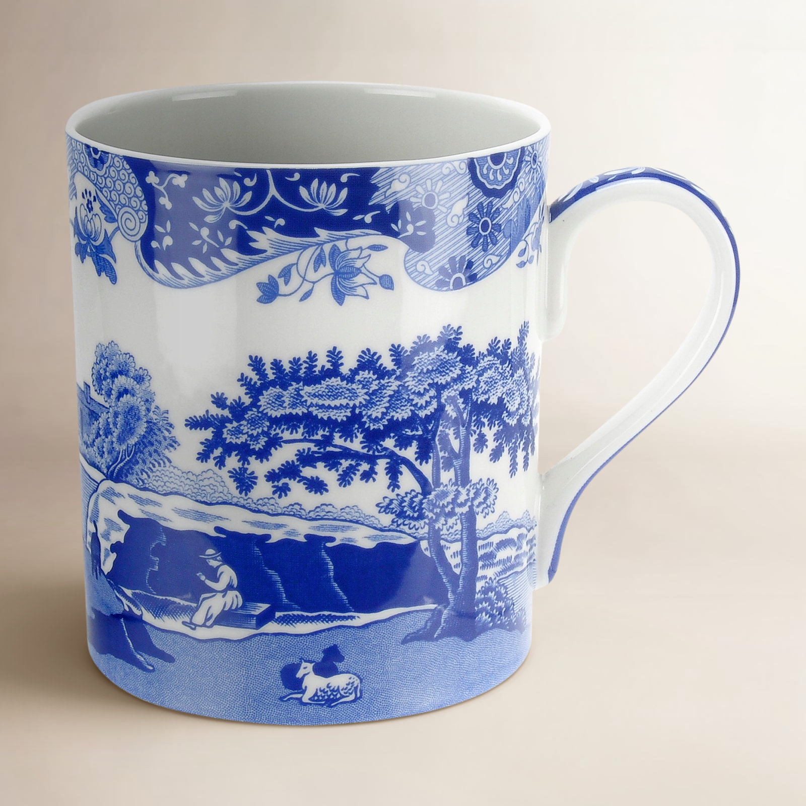 Blue Italian Porcelain Mug