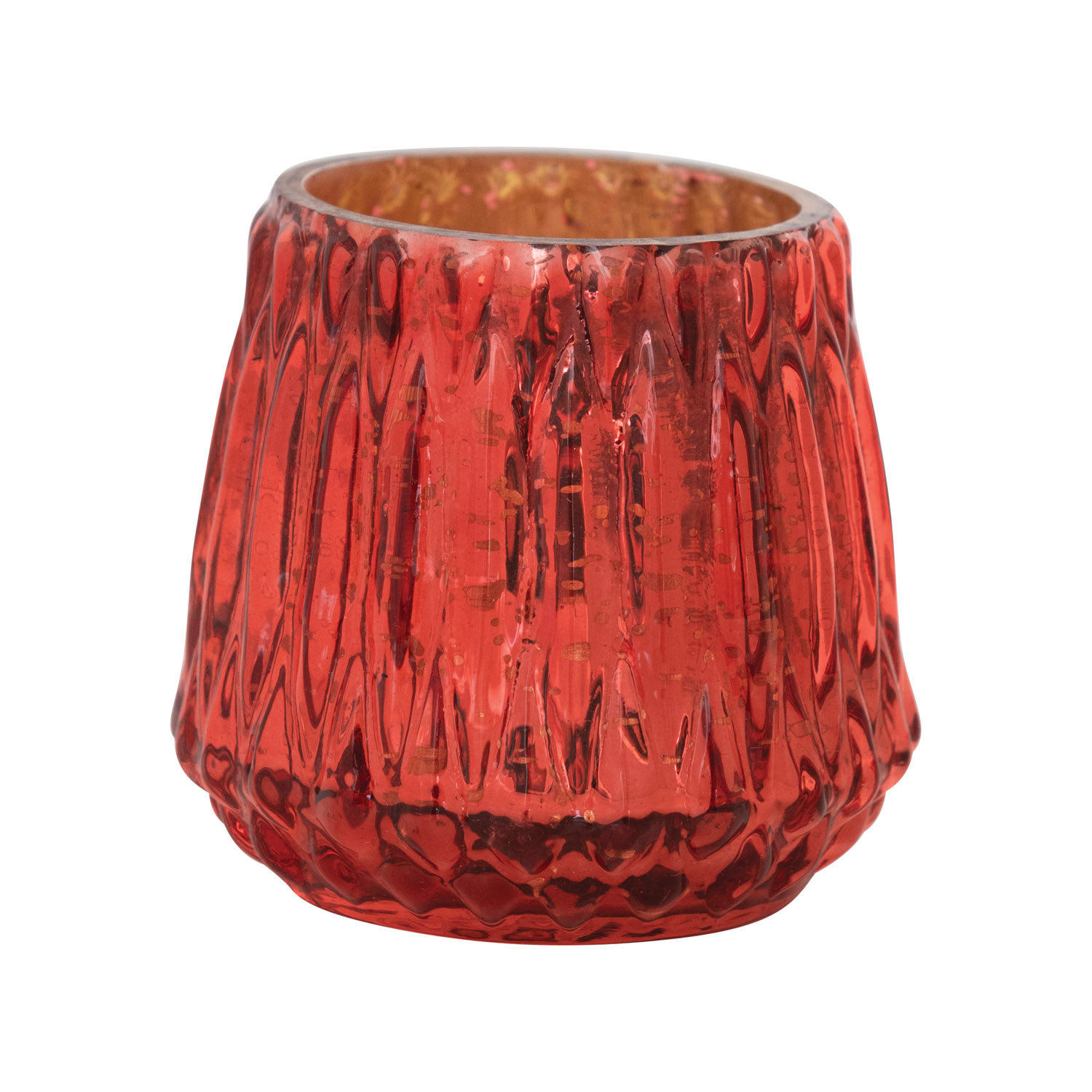 4'' H Mercury Glass Tabletop Votive Holder