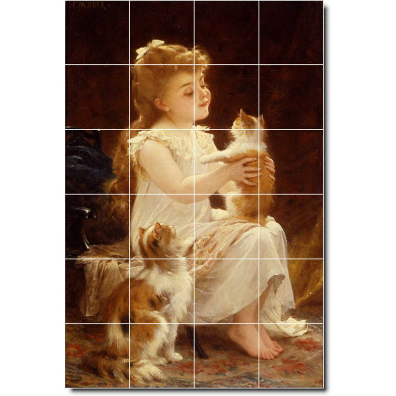 Carreau de céramique 48 po x 72 po 12 po x 12 po, Animal 06656