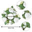 Couronne de 4 petites bougies roses-538015549