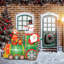 Train gonflable de 5,9 pi avec lumières DEL blanches et décorations de Noël gonflables pour l'extérieur