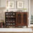 6-tier Shoe Storage Cabinet With Doors And Adjustable Shelves For Entryway-1282963221