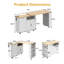 79 " W Kitchen Cart