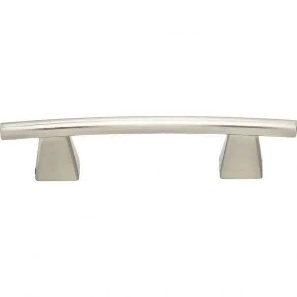 Fulcrum 3" Center to Center Arch pull, Brushed Nickel, 3"