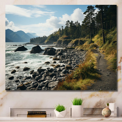 " USA Olympic Peninsula Washington Mountains " Mixed Media and Color Photography Print