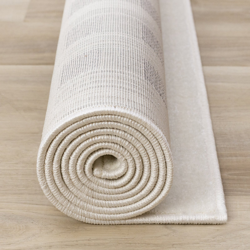 Tapis ivoire Martaveous, Rectangle 6 pi 7 po x 9 pi 6 po