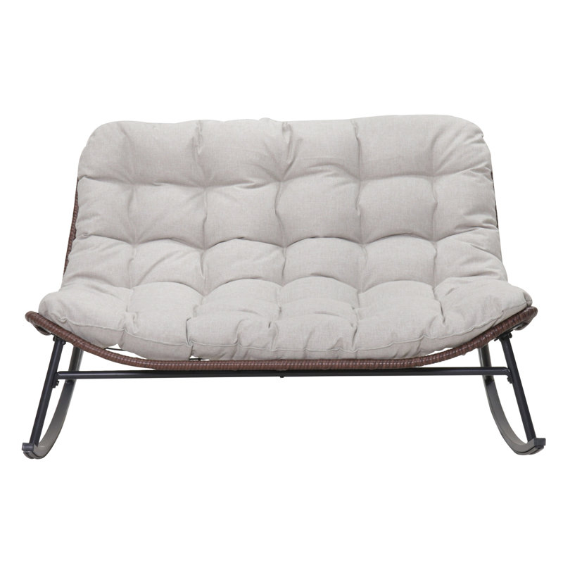 Double chaise berçante Papasan