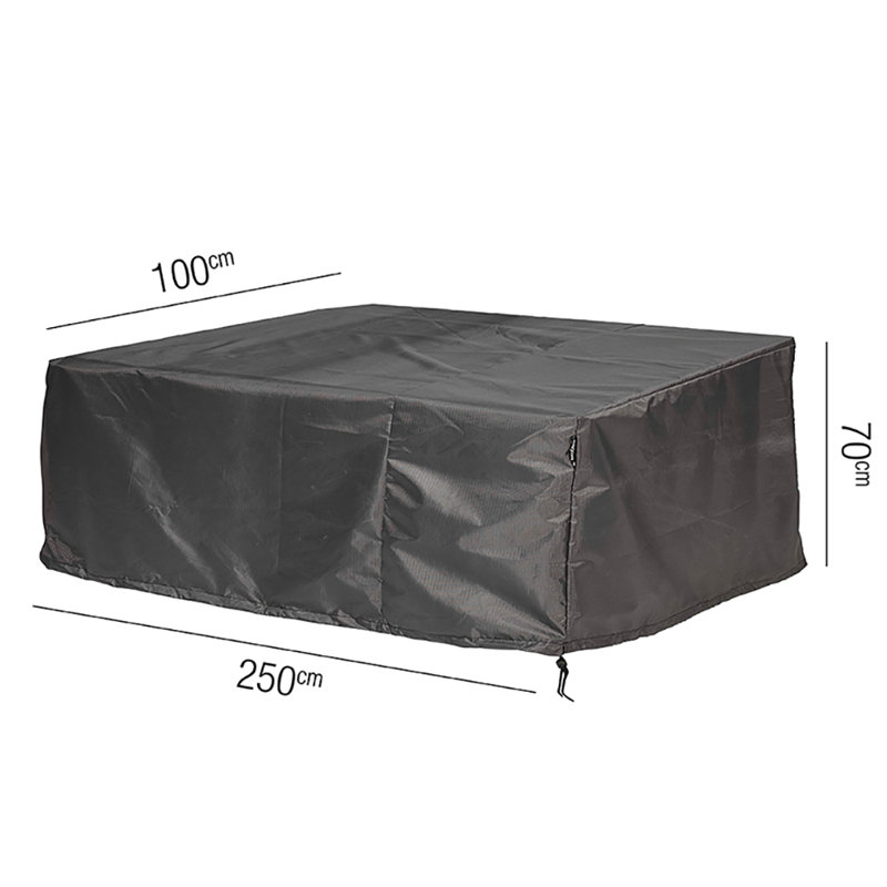 Jayant Outdoor Patio Bench Cover, 70 cm H x 100 cm W x 250 cm D