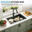 32"L × 19"W Drop-in Single Bowl Stainless Steel Kitchen Sink-122286222
